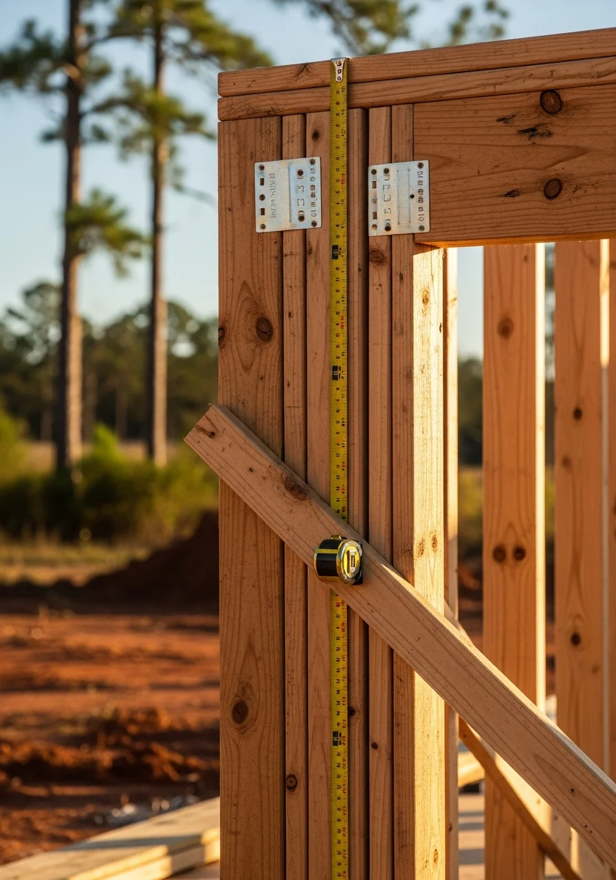 Close-up of professional service work being performed on a Benton property.